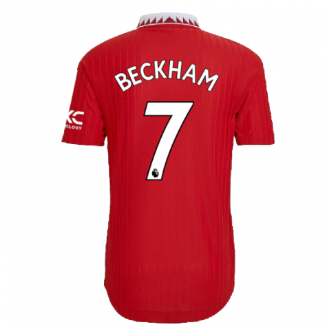 2022-2023 Man Utd Authentic Home Shirt (BECKHAM 7)