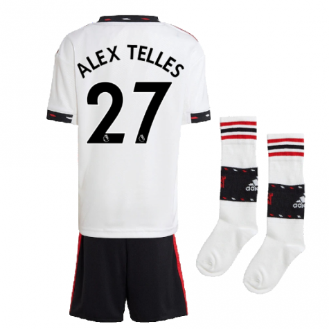 2022-2023 Man Utd Away Mini Kit (ALEX TELLES 27)