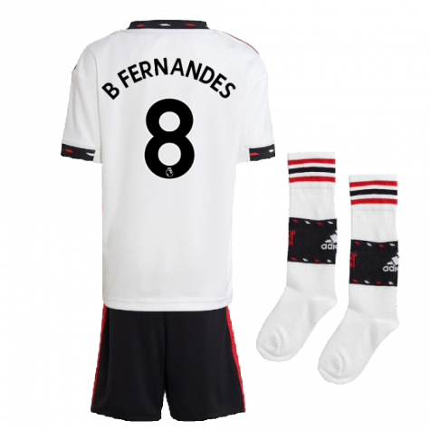 2022-2023 Man Utd Away Mini Kit (B FERNANDES 8)