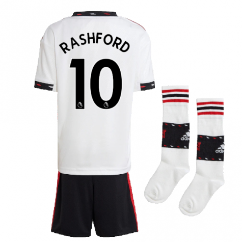 2022-2023 Man Utd Away Mini Kit (RASHFORD 10)