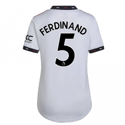 2022-2023 Man Utd Away Shirt (Ladies) (FERDINAND 5)