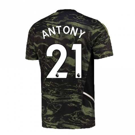 2022-2023 Man Utd EU Training Jersey (Solar Slime) (ANTONY 21)