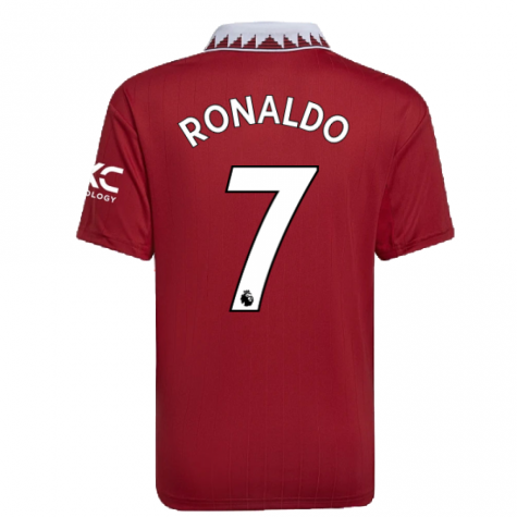 2022-2023 Man Utd Home Shirt (Kids) (RONALDO 7)