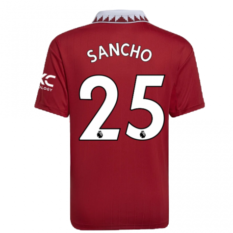 2022-2023 Man Utd Home Shirt (Kids) (SANCHO 25)