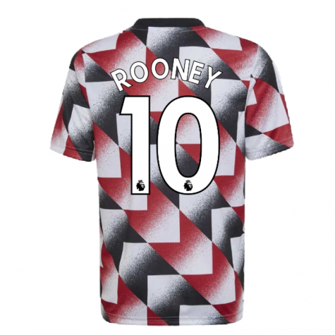 2022-2023 Man Utd Pre-Match Shirt (White) - Kids (ROONEY 10)