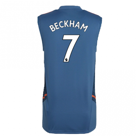 2022-2023 Man Utd Sleeveless Jersey (Blue) (BECKHAM 7)