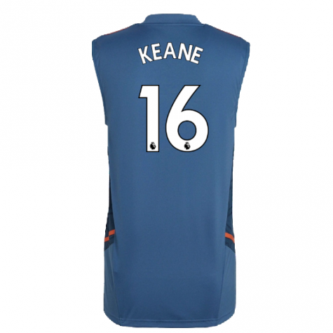 2022-2023 Man Utd Sleeveless Jersey (Blue) (KEANE 16)