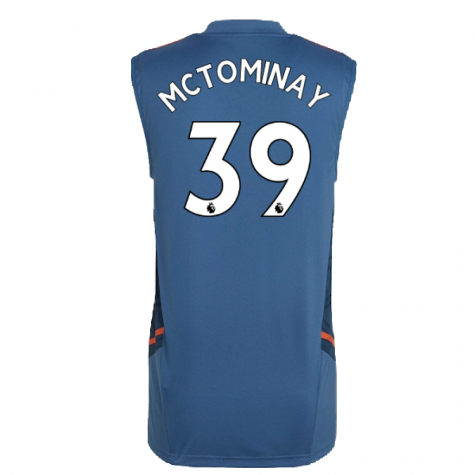 2022-2023 Man Utd Sleeveless Jersey (Blue) (McTOMINAY 39)
