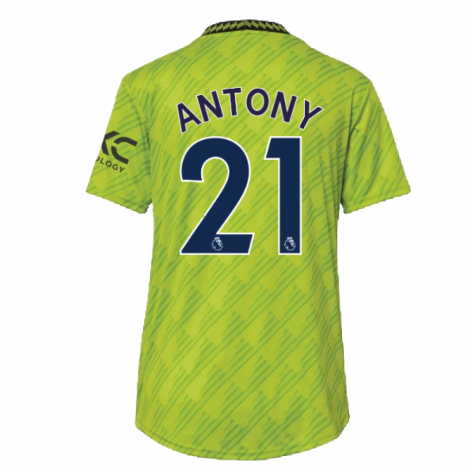 2022-2023 Man Utd Third Shirt (Ladies) (ANTONY 21)