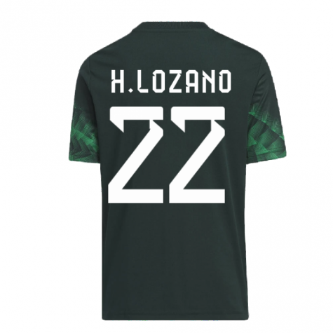 2022-2023 Mexico Pre-Match Shirt (Green) - Kids (H.LOZANO 22)