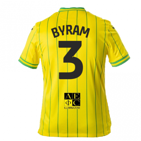 2022-2023 Norwich City Home Shirt (BYRAM 3)