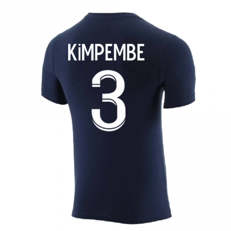 2022-2023 PSG Crest Tee (Navy) (KIMPEMBE 3)