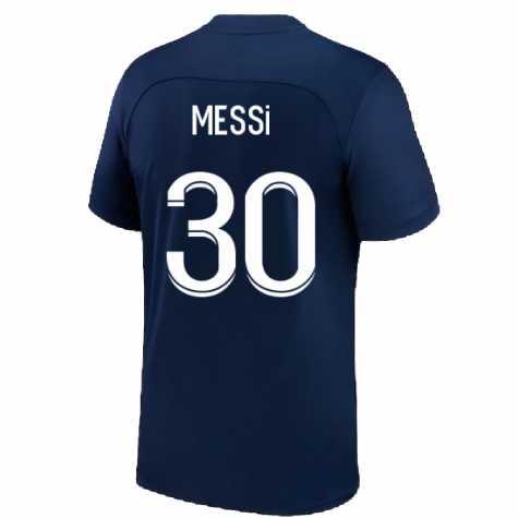 2022-2023 PSG Home Shirt (Kids) (MESSI 30)