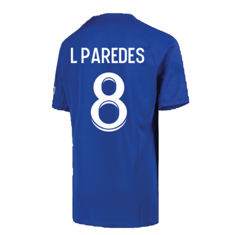 2022-2023 PSG Strike Training Shirt (Blue) - Kids (L PAREDES 8)
