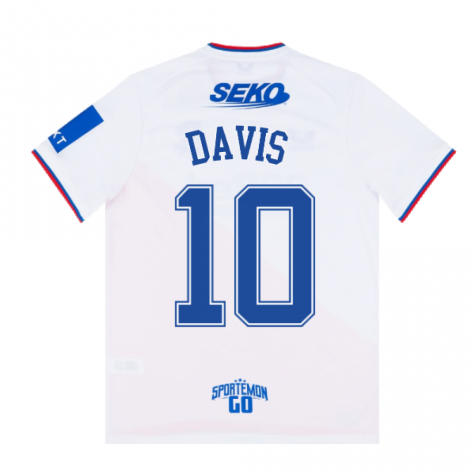 2022-2023 Rangers Away Shirt (DAVIS 10)