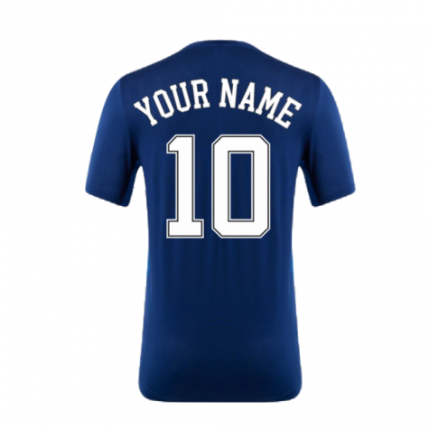 2022-2023 Rangers Matchday Short Sleeve T-Shirt (Navy) (Your Name)