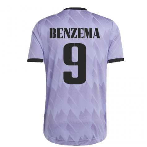 2022-2023 Real Madrid Authentic Away Shirt (BENZEMA 9)