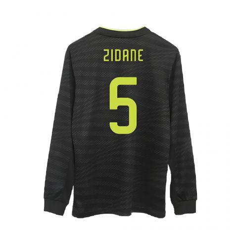 2022-2023 Real Madrid Authentic Long Sleeve Third Shirt (ZIDANE 5)