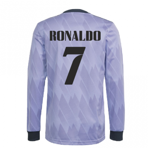 2022-2023 Real Madrid Long Sleeve Away Shirt (RONALDO 7)