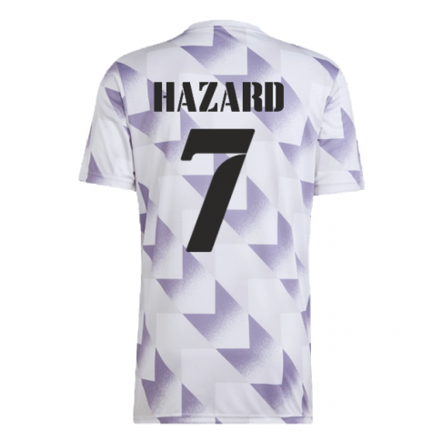 2022-2023 Real Madrid Pre-Match Shirt (White) (HAZARD 7)