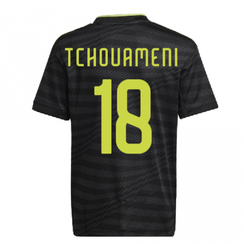 2022-2023 Real Madrid Third Shirt (Kids) (TCHOUAMENI 18)