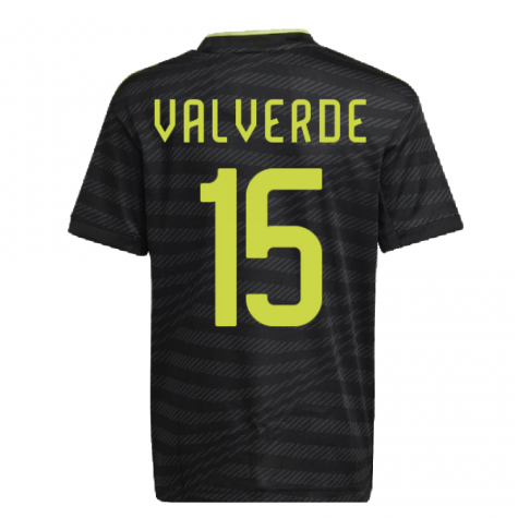 2022-2023 Real Madrid Third Shirt (Kids) (VALVERDE 15)