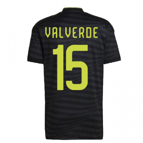 2022-2023 Real Madrid Third Shirt (VALVERDE 15)