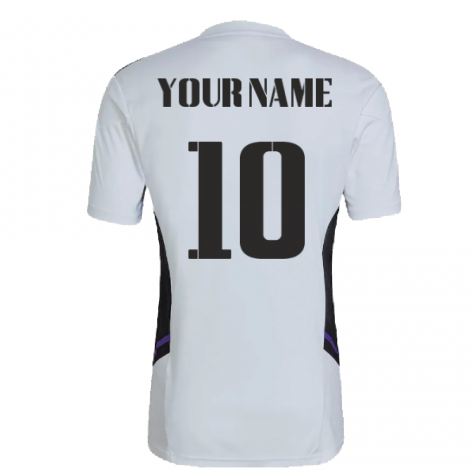 2022-2023 Real Madrid Training Shirt (White) (Your Name)
