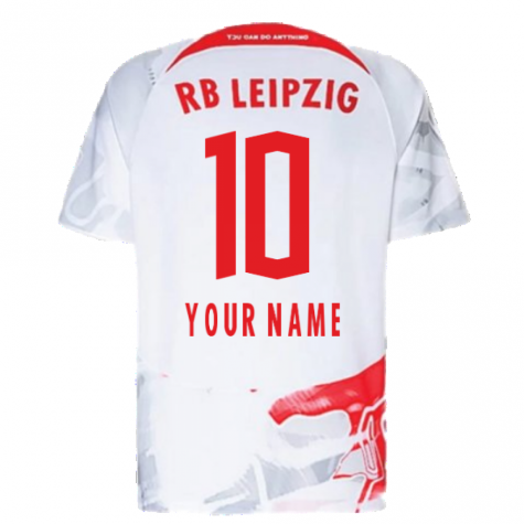 2022-2023 Red Bull Leipzig Home Shirt (White) (Your Name)