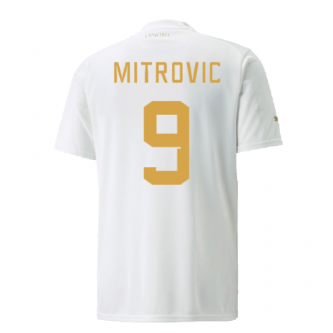 2022-2023 Serbia Away Shirt (MITROVIC 9)