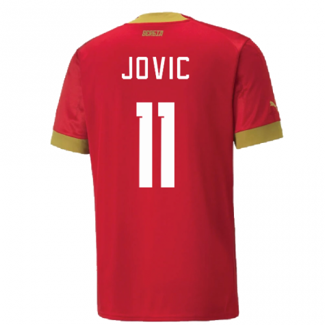 2022-2023 Serbia Home Shirt (JOVIC 11)