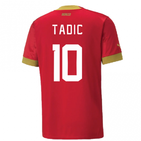 2022-2023 Serbia Home Shirt (TADIC 10)
