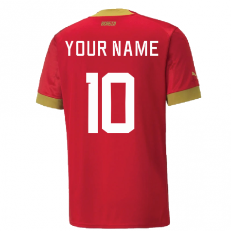 2022-2023 Serbia Home Shirt (Your Name)