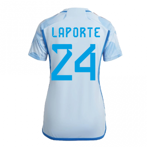 2022-2023 Spain Away Shirt (Ladies) (LAPORTE 24)