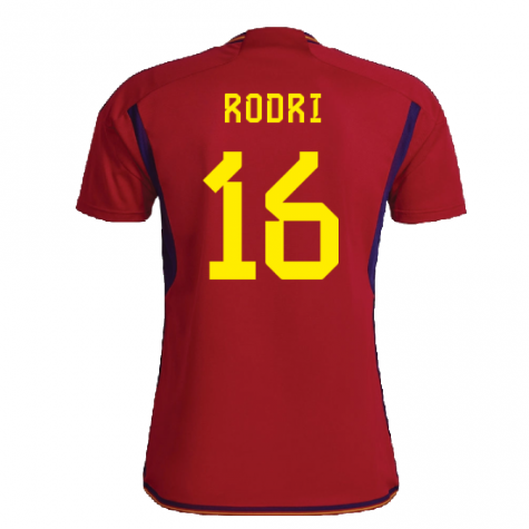 2022-2023 Spain Home Shirt (RODRI 16)