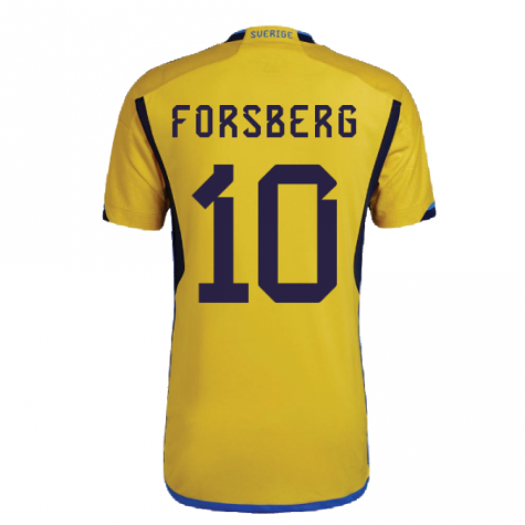 2022-2023 Sweden Home Shirt (FORSBERG 10)