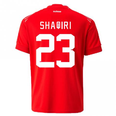 2022-2023 Switzerland Home Shirt (Kids) (Shaqiri 23)