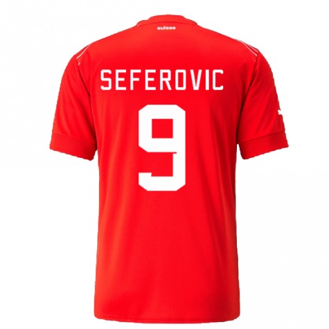 2022-2023 Switzerland Home Shirt (Seferovic 9)