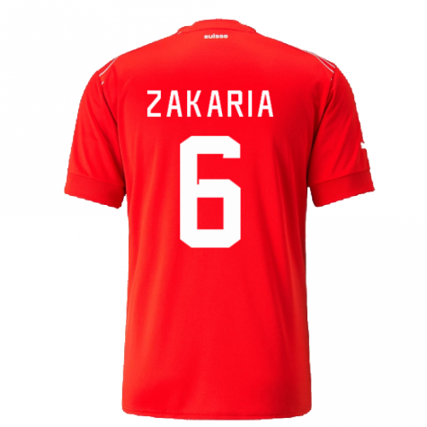 2022-2023 Switzerland Home Shirt (Zakaria 6)