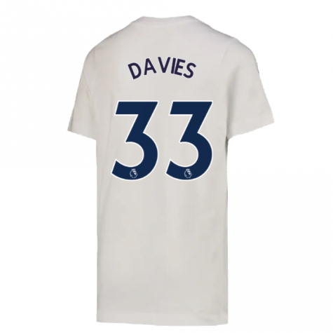 2022-2023 Tottenham Crest Tee (White) - Kids (DAVIES 33)