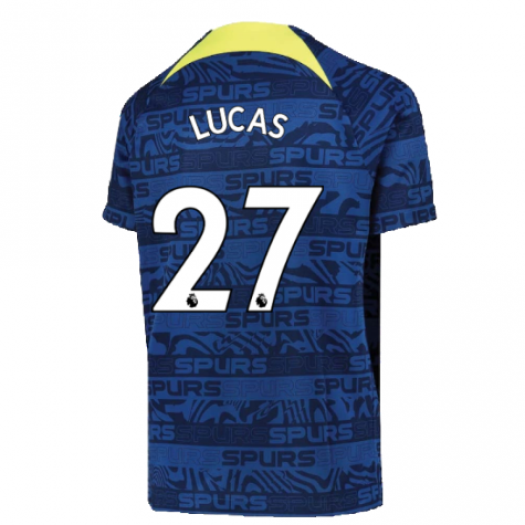 2022-2023 Tottenham Pre-Match Training Shirt (Indigo) - Kids (LUCAS 27)