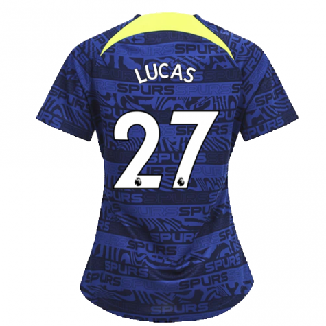 2022-2023 Tottenham Pre-Match Training Shirt (Indigo) - Ladies (LUCAS 27)