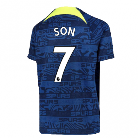 2022-2023 Tottenham Pre-Match Training Shirt (Indigo) (SON 7)