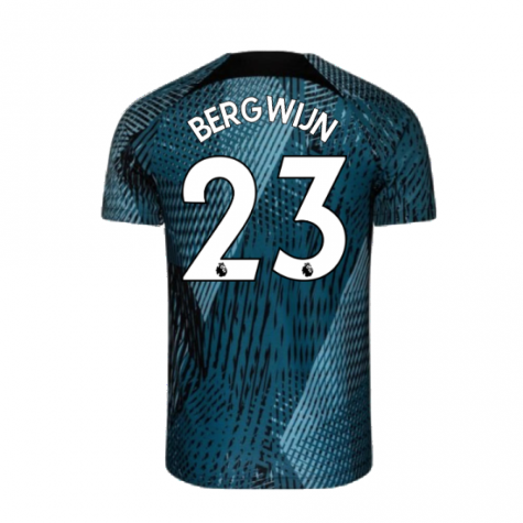 2022-2023 Tottenham Pre-Match Training Shirt (Rift Blue) (BERGWIJN 23)