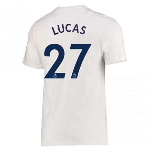 2022-2023 Tottenham Swoosh Tee (White) - Kids (LUCAS 27)