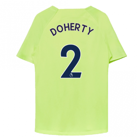 2022-2023 Tottenham Training Shirt (Volt) (DOHERTY 2)