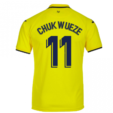 2022-2023 Villarreal Home Shirt (Kids) (CHUKWUEZE 11)