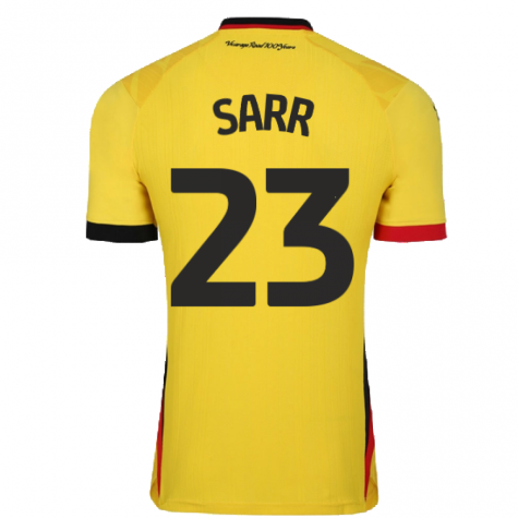 2022-2023 Watford Home Shirt (SARR 23)