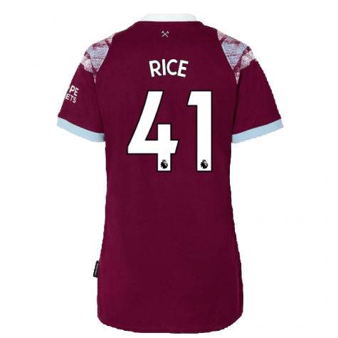 2022-2023 West Ham Home Shirt (Ladies) (RICE 41)