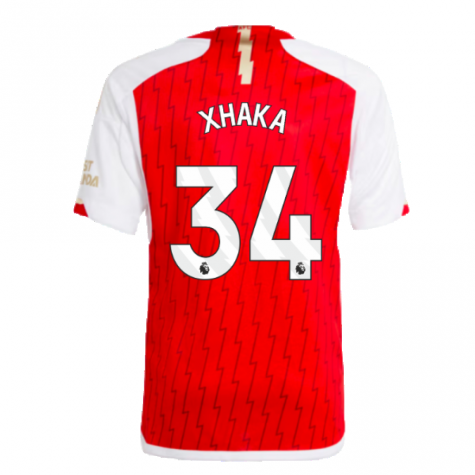 2023-2024 Arsenal Home Shirt (Kids) (Xhaka 34)